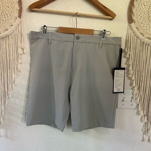 Industry men’s gray 4 way stretch athletic golf shorts size 36 NEW